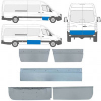 Vanjski reparaturni lim vrata za Mercedes Sprinter 2006 -  / Set 11317