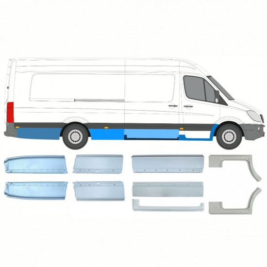 Set reparaturnih dijelova za Mercedes Sprinter 2006- / XLWB /  11570