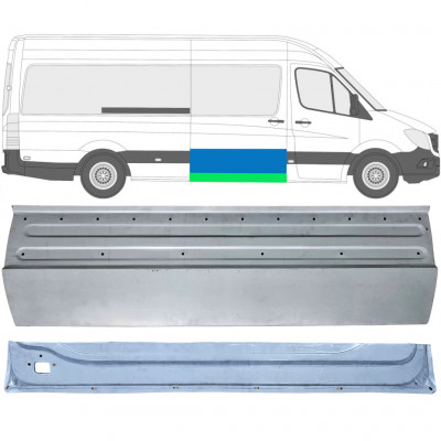 Unutarnji + vanjski reparaturni lim kliznih vrata za Mercedes Sprinter 2006- / Desno / Set 11961