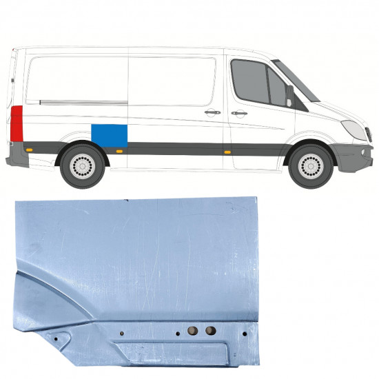 Reparaturni lim stražnjeg blatobrana za Mercedes Sprinter 2006- / Desno 11271