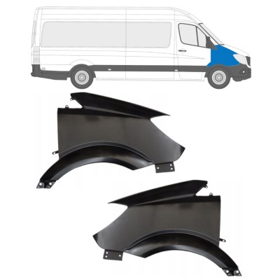 Prednji blatobran za Mercedes Sprinter 2006-2018 / Lijevo+Desno / Set 14948