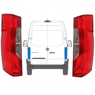 Stražnje svjetlo za Mercedes Sprinter 2018- / Lijevo+Desno / Set 12925