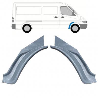 Unutarnji reparaturni lim prednjeg blatobrana za Mercedes Sprinter 1995-2006 / Set 11899