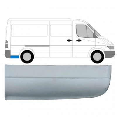 Donji dio reparaturnog lima stražnjeg blatobrana za Mercedes Sprinter 1995- / MWB / Desno 8144