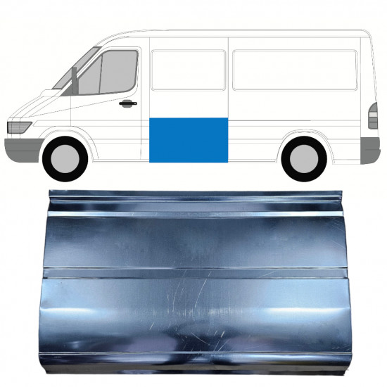 Vanjski reparaturni lim boka za Mercedes Sprinter / VW LT 1995-2006  / Lijevo 11886