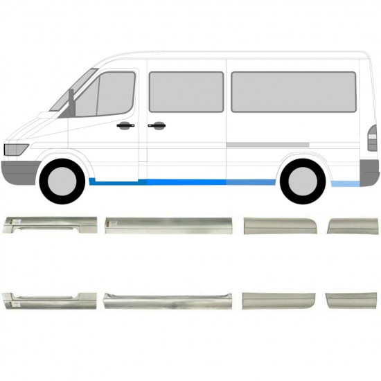 Set reparaturnih dijelova za Mercedes Sprinter 1995- / MWB / Lijevo+Desno /  6755