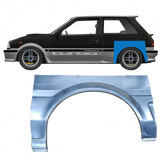 Reparaturni lim stražnjeg blatobrana za Toyota Starlet 1984-1989 / Lijevo 8152