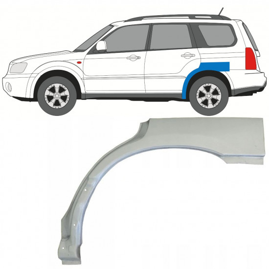 Reparaturni lim stražnjeg blatobrana za Subaru Forester Sg 2002-2008 / Lijevo 5279