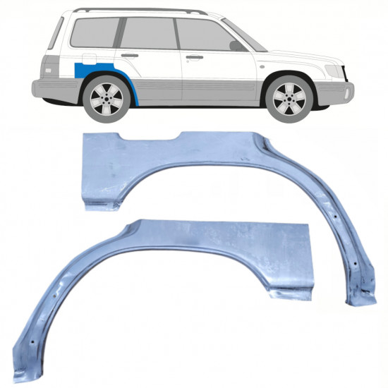 Reparaturni lim stražnjeg blatobrana za Subaru Forester 1997-2002 / Lijevo+Desno / Set 10111