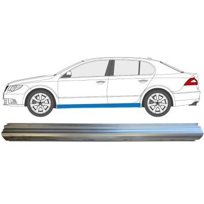 Lim praga za Skoda Superb 2008-2015 / Lijevo 14776