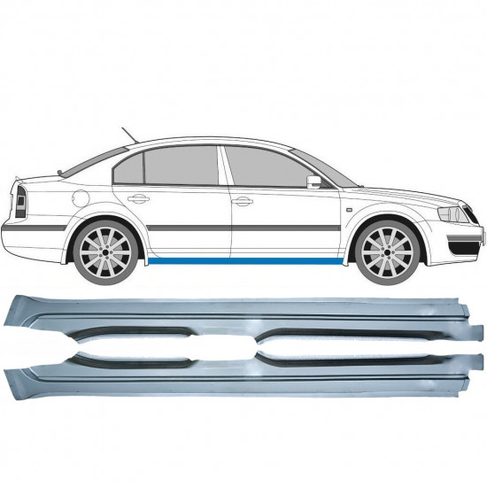 Lim praga za Skoda Superb 2001-2008 / Lijevo+Desno / Set 9414