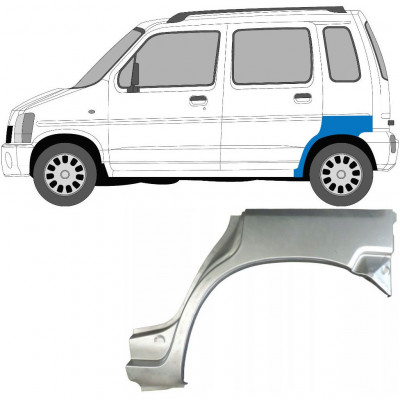 Reparaturni lim stražnjeg blatobrana za Suzuki Wagon R+ 1993-2000 / Lijevo 7038