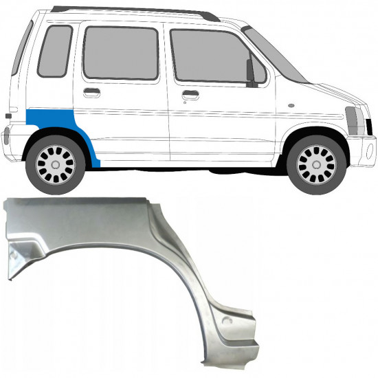 Reparaturni lim stražnjeg blatobrana za Suzuki Wagon R+ 1993-2000 / Desno 7037