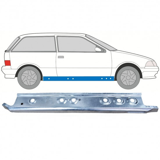 Unutarnji lim praga za Suzuki Swift 1988-2004 / Desno 12822