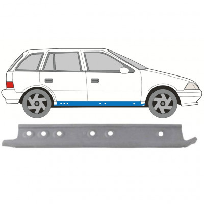 Unutarnji lim praga za Suzuki Swift 1988-2004 / Desno 8158