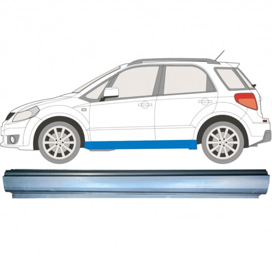 Lim praga za Fiat Sedici Suzuki Sx4 2006-2014 / Lijevo 6506