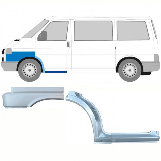 Lim praga + prednjeg blatobrana i blatobrana za VW Transporter T4 1990- / Lijevo / Set 10040