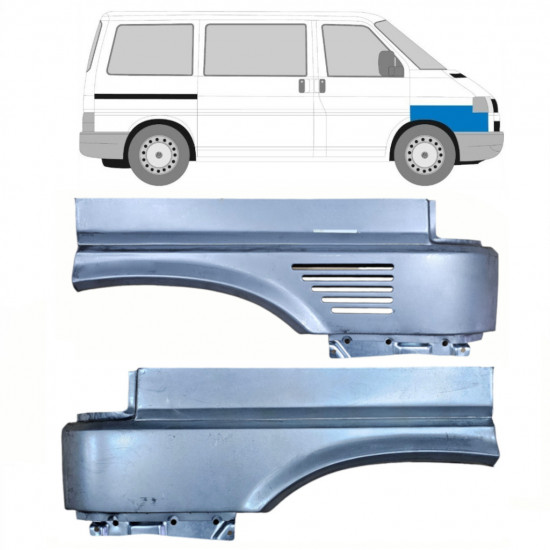 Reparaturni lim prednjeg blatobrana za VW Transporter T4 1996-2003 / Lijevo+Desno / Set 10525