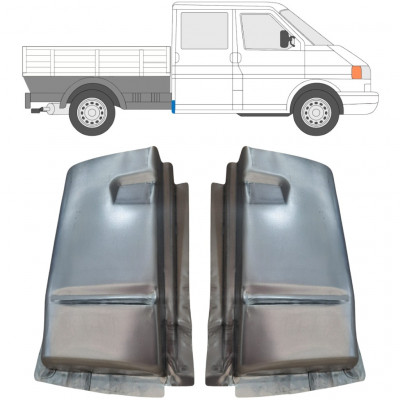 Reparaturni lim stražnjeg kuta za VW Transporter T4 1990-2003  Dvostruka kabina / Set 11778