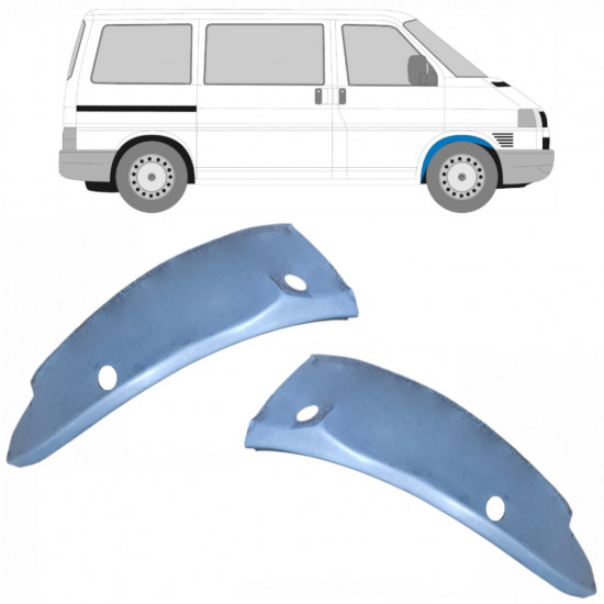 Unutarnji reparaturni lim prednjeg blatobrana za VW Transporter T4 1990-2003 / Lijevo+Desno / Set 9406