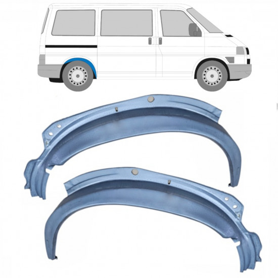 Unutarnji reparaturni lim stražnjeg blatobrana za VW Transporter T4 1990-2003 / Lijevo+Desno / Set 10621