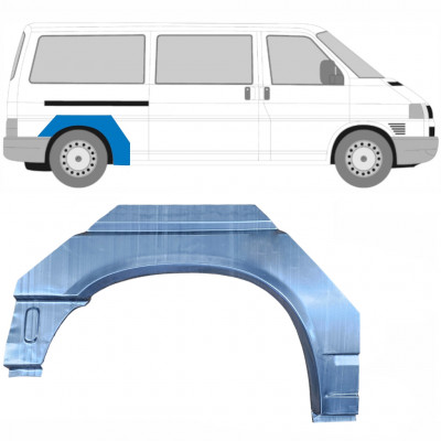 Reparaturni lim stražnjeg blatobrana za VW Transporter T4 1990-2003 / LWB / Desno 5353