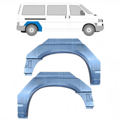 Reparaturni lim stražnjeg blatobrana za VW Transporter T4 1990-2003 / LWB / Lijevo+Desno / Set 9445