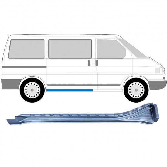 Unutarnji lim praga kliznih vrata za VW Transporter T4 1990-2003 / LWB / Desno 5363