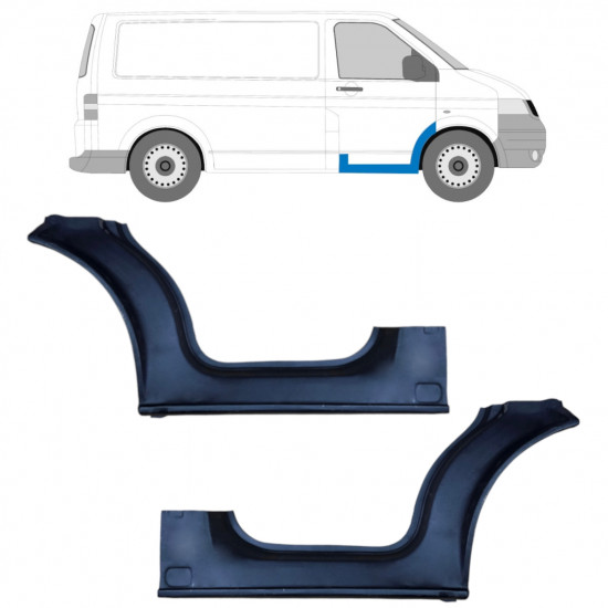 Lim praga prednjih vrata za VW Transporter T5 2003-2015 / Lijevo+Desno / Set 9457