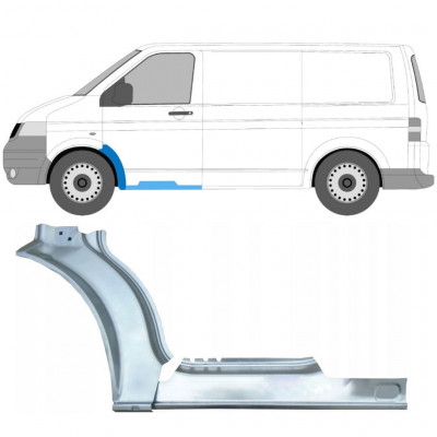 Lim praga + prednjeg blatobrana za Volkswagen Transporter T5 2003-2015 / Lijevo / Set 12637