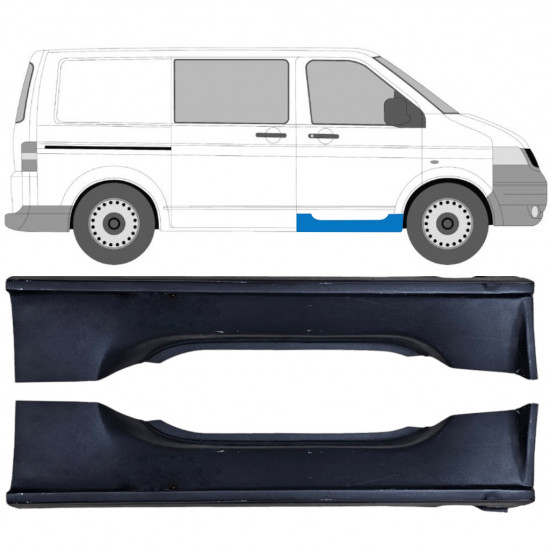 Lim praga prednjih vrata za Volkswagen Transporter T5 2003-2015 / Set 12518