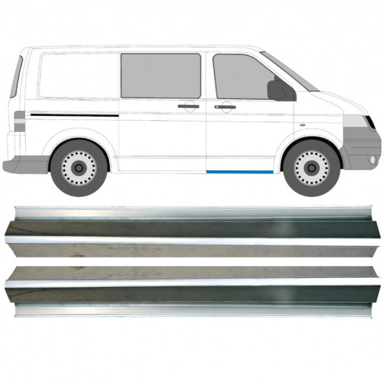 Lim praga prednjih vrata za VW Transporter T5 2003-2015 / Lijeva = Desna (simetrična) / Set 9695