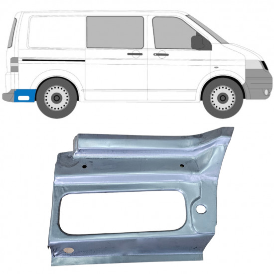 Reparaturni lim stražnjeg blatobrana za Volkswagen Transporter T5 2003-2009 / Desno 12024