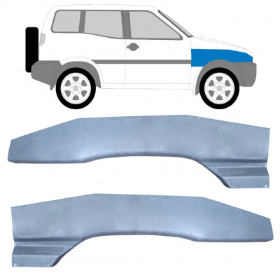 Reparaturni lim prednjeg blatobrana za Nissan Terrano 1993-1999 / Lijevo+Desno / Set 9574