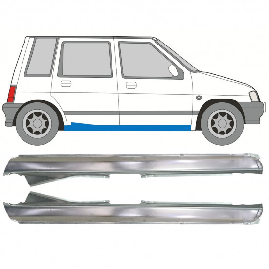 Lim praga za Daewoo Tico 1991-2000 / Set 12522