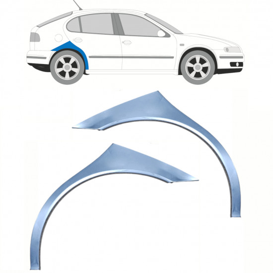 Reparaturni lim stražnjeg blatobrana za Seat Toledo Leon 1999-2006 / Lijevo+Desno / Set 10454