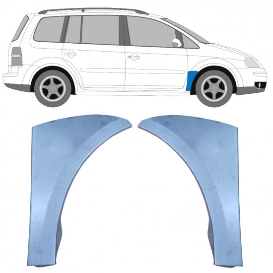 Reparaturni lim prednjeg blatobrana za VW Touran 2003-2015 / Lijevo+Desno / Set 9737