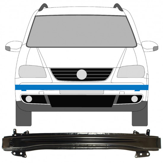 Pojačanje prednjeg branika / greda za VW Touran / Caddy 2003- 8903