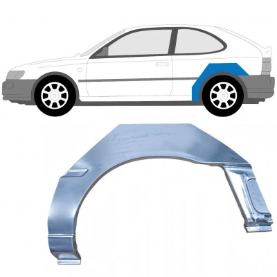 Reparaturni lim stražnjeg blatobrana za Toyota Corolla 1991-1998 / Lijevo 7045