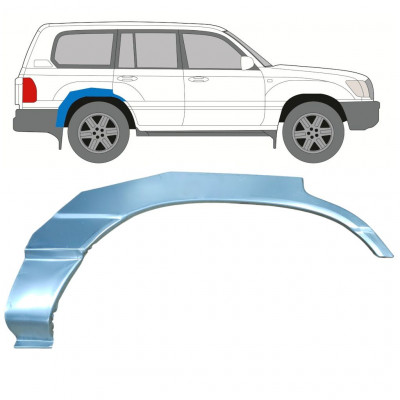 Reparaturni lim stražnjeg blatobrana za Toyota Land Cruiser 1998-2007 / Desno 8982