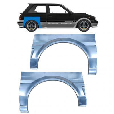 Reparaturni lim stražnjeg blatobrana za Toyota Starlet 1984-1989 / Lijevo+Desno / Set 10279