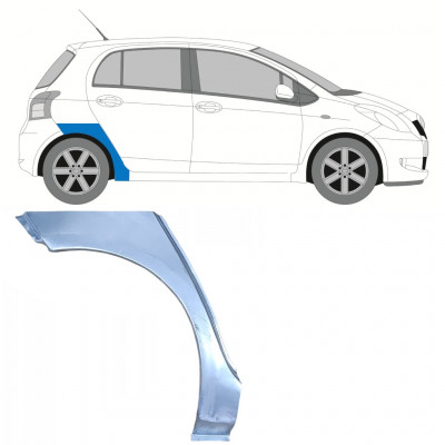 Reparaturni lim stražnjeg blatobrana za Toyota Yaris 2006-2011 / Desno 8311