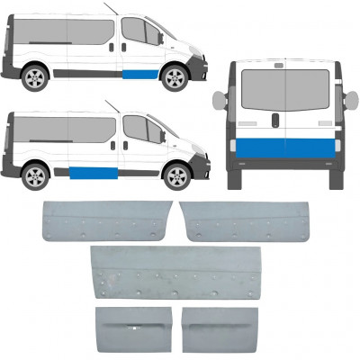 Reparaturni lim vrata za Renault Trafic Vivaro Primastar 2001-2014 / Set 12628