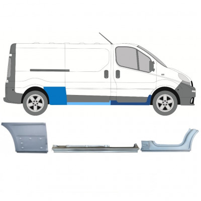 Set reparaturnih dijelova za Renault Trafic Opel Vivaro 2001-2014 / LWB / Desno /  11105