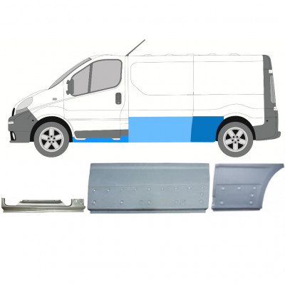 Set reparaturnih dijelova za Renault Trafic Opel Vivaro 2001-2014 / LWB / Lijevo /  11106