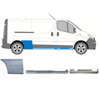 Set reparaturnih dijelova za Renault Trafic Opel Vivaro 2001-2014 / LWB / Desno /  11104