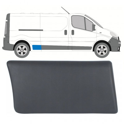 Bočna letvica stražnjeg blatobrana za Renault Trafic 2001-2014 / Desno 8205