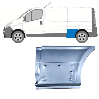 Reparaturni lim stražnjeg blatobrana za Renault Trafic 2001-2014 / LWB / Lijevo 8222