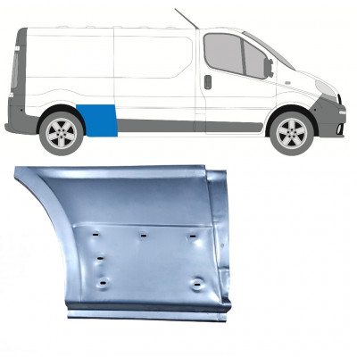 Reparaturni lim stražnjeg blatobrana za Renault Trafic 2001-2014 / LWB / Desno 8221
