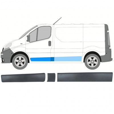 Set letvica za Renault Trafic Opel Vivaro Primastar 2001-2014 / SWB / Lijevo /  8570